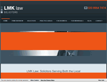 Tablet Screenshot of lmklaw.co.uk